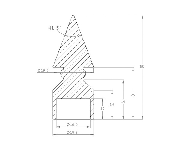 16' Spear Trimmed Plug