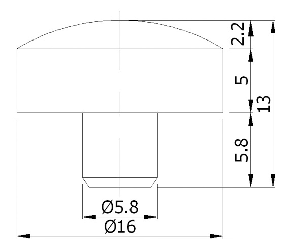 16' Strut Plug