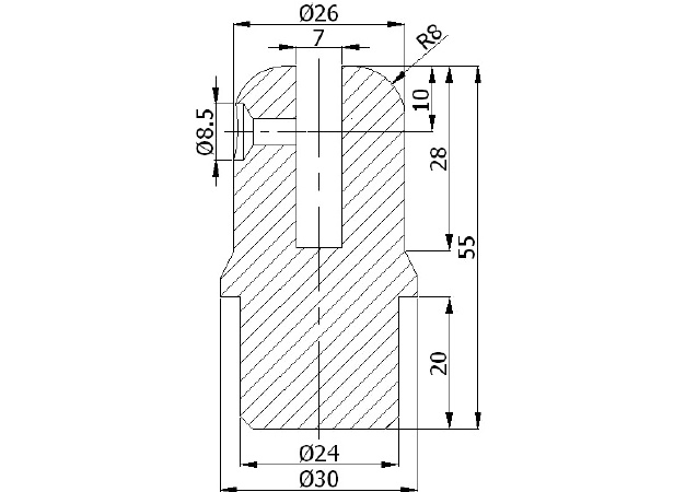 30' Strut Breach Plug 