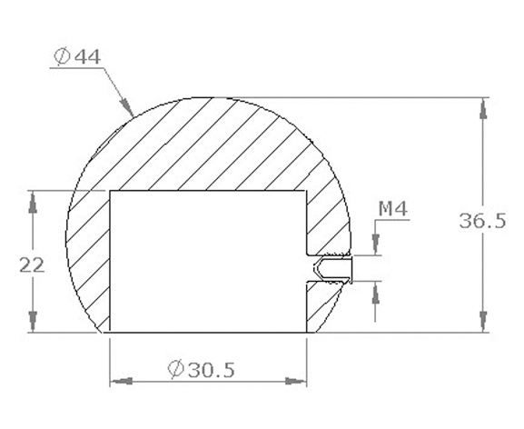 30' Ball Trimmed Plug