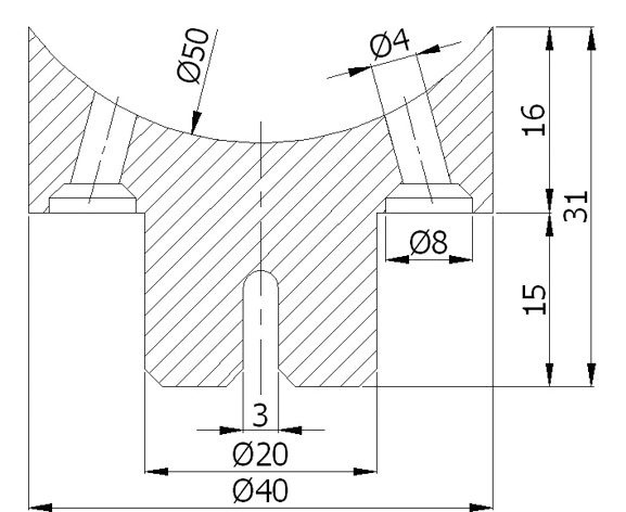 40' Pillar Interconnection (40*50)