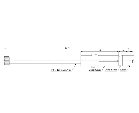 M-6*100 Expansion Bolt