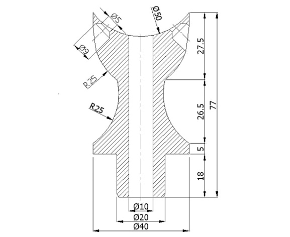 40' Pillar Pipe Interconnection Decorative Long