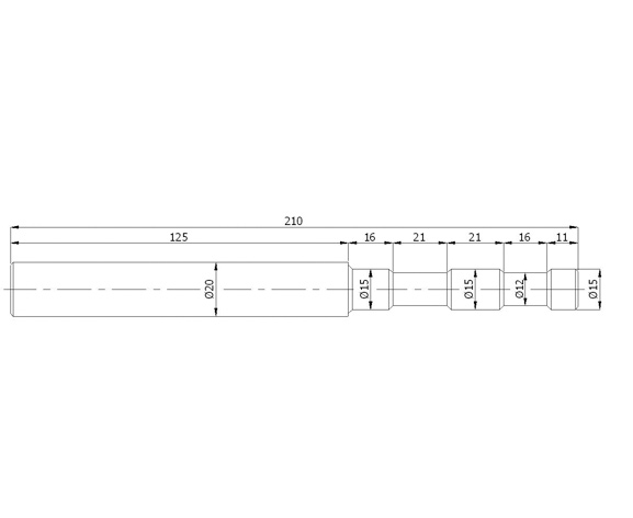 40' Anchor Bar - 21 Cm