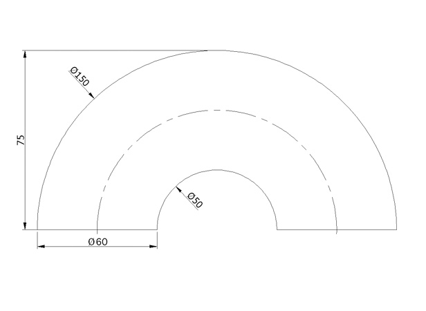 60' 1/2 Bend