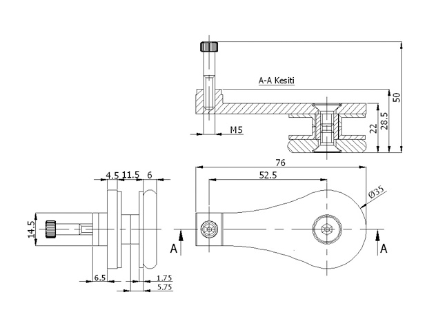 Single Spider Glass Fastener